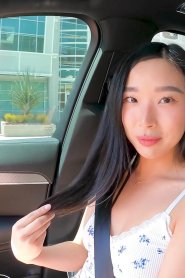 Asian Elle Lee Shows Pussy In Public And Craves More Cock In Hotel Room