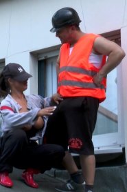 Construction Worker Fucks The Horny MILF In The Ass