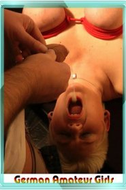 Annadevot &#8211; mouth open, piss and sperm in